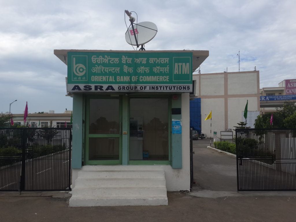 bank ATm facility